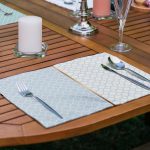 - RealHomes Özel Tasarım 6'lı Amerikan Servis Takımı - Realhomes  6'lı Renkli Ogea Tasarımlı Dijital Baskılı Modern Sunum Altlığı - Amerikan Servis Seti Realhomes