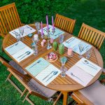 - RealHomes Özel Tasarım 6'lı Amerikan Servis Takımı - Realhomes  6'lı Renkli Ogea Tasarımlı Dijital Baskılı Modern Sunum Altlığı - Amerikan Servis Seti Realhomes