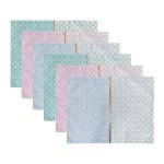 - RealHomes Özel Tasarım 6'lı Amerikan Servis Takımı - Realhomes  6'lı Renkli Ogea Tasarımlı Dijital Baskılı Modern Sunum Altlığı - Amerikan Servis Seti Realhomes