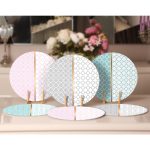 - RealHomes Dijital Baskılı Servis Altlığı - Supla - 6'lı - Realhomes  6'lı Renkli Ogea Motifli Gold Detaylı Dijital Baskılı Yuvarlak Servis Altlığı & Supla Realhomes