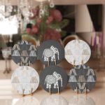 - RealHomes Dijital Baskılı Servis Altlığı - Supla - 6'lı - Realhomes  6'lı Etnik Motifli Fil Tasarımlı Dijital Baskılı Yuvarlak Servis Altlığı & Supla Realhomes