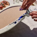 - RealHomes Dijital Baskılı Servis Altlığı - Supla - 6'lı - Realhomes 6'lı Onedraw Siliet Tasarımlı Dijital Baskılı Modern Yuvarlak Servis Altlığı & Supla Realhomes