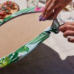 - RealHomes Dijital Baskılı Servis Altlığı - Supla - 6'lı - Realhomes 6'lı Pembe Temalı Flamingo Tasarımlı Dijital Baskılı Modern Yuvarlak Servis Altlığı & Supla Realhomes