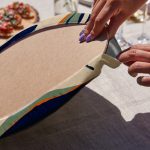 - RealHomes Dijital Baskılı Servis Altlığı - Supla - 6'lı - Realhomes 6'lı Suluboya Temalı Tropik Yaprak Tasarımlı Dijital Baskılı Yuvarlak Servis Altlığı & Supla Realhomes