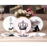 - RealHomes Dijital Baskılı Servis Altlığı - Supla - 6'lı - Realhomes 6'lı Kadın Silüet Motifli Özel Tasarım Dijital Baskılı Yuvarlak Servis Altlığı & Supla Realhomes