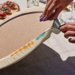 - RealHomes Dijital Baskılı Servis Altlığı - Supla - 6'lı - Realhomes 6'lı Renkli Çiçek Tasarımlı Onedraw Temalı Dekoratif Yuvarlak Servis Altlığı & Supla Realhomes