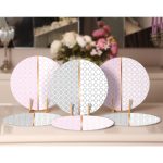 - RealHomes Dijital Baskılı Servis Altlığı - Supla - 6'lı - Realhomes 6'lı Pembe Gri Ogea Motifli Dijital Baskılı Dekoratif Yuvarlak Servis Altlığı & Supla Realhomes