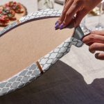 - RealHomes Dijital Baskılı Servis Altlığı - Supla - 6'lı - Realhomes 6'lı Pembe Gri Ogea Motifli Dijital Baskılı Dekoratif Yuvarlak Servis Altlığı & Supla Realhomes