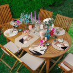 Realhomes 6+1 Bohem Tasarımlı Dijital Baskılı Özel Tasarım Püsküllü Runner ve Yuvarlak Servis Altlığı & Supla Seti Realhomes