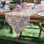 - SuplaRunnerSetRyl21-Gorsel-2 - Realhomes  Realhomes 6+1 Renkli Etnik Motifli Dijital Baskılı Özel Tasarımlı Püsküllü Runner ve Yuvarlak Servis Altlığı & Supla Seti Realhomes