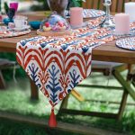 - SuplaRunnerSetRyl25-Gorsel-2 - Realhomes  Realhomes 6+1 Kırmızı Mavi Suluboya Tasarımlı Dijital Baskuılı Püsküllü Runner ve Yuvarlak Servis Altlığı & Supla Seti Realhomes