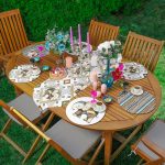 Realhomes 6+1 Etnik İskandinav Motifli Fil Tasarımlı Modern Püsküllü Runner ve Yuvarlak Servis Altlığı & Supla Seti Realhomes