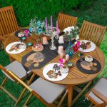 Realhomes 6+1 Tropik Yapraklar Saksı Motifli Dijital Baskılı Püsküllü Runner ve Yuvarlak Servis Altlığı & Supla Seti Realhomes