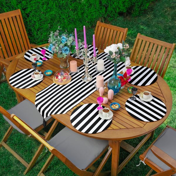 - SuplaRunnerSetRyl9-Gorsel - Realhomes  Realhomes 6+1 Tropik Yapraklar Onedraw Temalı Dijital Baskılı Dekoratif Püsküllü Runner ve Yuvarlak Servis Altlığı & Supla Seti Realhomes