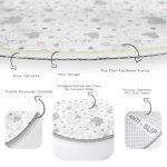 - RealHomes Dijital Baskılı Kaymaz Tabanlı Comfort Çocuk Odası Yuvarlak Halı - Realhomes  Pofuduk Kuzu Tasarımlı Çocuk & Genç Odası Makinede Yıkanabilir Kaymaz Tabanlı Yuvarlak Çocuk Halısı Realhomes