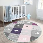 - RealHomes Dijital Baskılı Kaymaz Tabanlı Comfort Çocuk Odası Yuvarlak Halı - Realhomes  Renkli Kareler Geometrik Motifli Çocuk & Genç Odası Makinede Yıkanabilir Kaymaz Tabanlı Yuvarlak Çocuk Halısı Realhomes