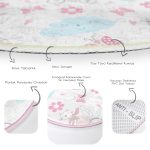 - RealHomes Dijital Baskılı Kaymaz Tabanlı Comfort Çocuk Odası Yuvarlak Halı - Realhomes  Bisikletli Kedicik Motifli Çocuk & Genç Odası Makinede Yıkanabilir Kaymaz Tabanlı Yuvarlak Çocuk Halısı Realhomes