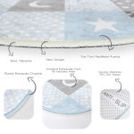 - RealHomes Dijital Baskılı Kaymaz Tabanlı Comfort Çocuk Odası Yuvarlak Halı - Realhomes  Renkli Kareler Geometrik Tasarımlı Çocuk & Genç Odası Makinede Yıkanabilir Kaymaz Tabanlı Yuvarlak Çocuk Halısı Realhomes