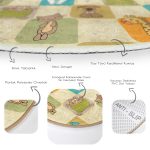 - RealHomes Dijital Baskılı Kaymaz Tabanlı Comfort Çocuk Odası Yuvarlak Halı - Realhomes  Aynısını Bul Sevimli Hayvanlar Motifli Çocuk & Genç Odası Makinede Yıkanabilir Kaymaz Tabanlı Yuvarlak Çocuk Halısı Realhomes