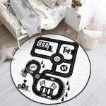 - RealHomes Dijital Baskılı Kaymaz Tabanlı Comfort Çocuk Odası Yuvarlak Halı - Realhomes  Siyah Beyaz Eğitici Trafik Yolu Motifli Çocuk & Genç Odası Makinede Yıkanabilir Kaymaz Tabanlı Yuvarlak Çocuk Oyun Halısı Realhomes