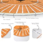 - RealHomes Dijital Baskılı Kaymaz Tabanlı Comfort Çocuk Odası Yuvarlak Halı - Realhomes  Turuncu Aslan Tasarımlı Çocuk & Genç Odası Makinede Yıkanabilir Kaymaz Tabanlı Yuvarlak Çocuk Halısı Realhomes