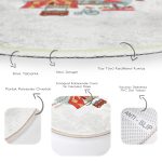 - RealHomes Dijital Baskılı Kaymaz Tabanlı Comfort Çocuk Odası Yuvarlak Halı - Realhomes  Sirk Tasarımlı Çocuk & Genç Odası Makinede Yıkanabilir Kaymaz Tabanlı Yuvarlak Çocuk Halısı Realhomes