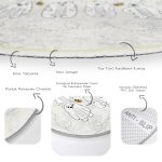 - RealHomes Dijital Baskılı Kaymaz Tabanlı Comfort Çocuk Odası Yuvarlak Halı - Realhomes  Sevimli Ayıcıklar Çarpım Tablosu Motifli Çocuk & Genç Odası Makinede Yıkanabilir Kaymaz Tabanlı Yuvarlak Çocuk Oyun Halısı Realhomes