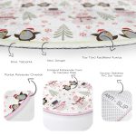 - RealHomes Dijital Baskılı Kaymaz Tabanlı Comfort Çocuk Odası Yuvarlak Halı - Realhomes  Yavru Penguenler Çizimli Çocuk & Genç Odası Makinede Yıkanabilir Kaymaz Tabanlı Yuvarlak Çocuk Halısı Realhomes