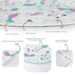 - RealHomes Dijital Baskılı Kaymaz Tabanlı Comfort Çocuk Odası Yuvarlak Halı - Realhomes  Deniz Kızı Ayaklı Kedicik Tasarımlı Çocuk & Genç Odası Makinede Yıkanabilir Kaymaz Tabanlı Yuvarlak Çocuk Halısı Realhomes