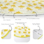 - RealHomes Dijital Baskılı Kaymaz Tabanlı Comfort Çocuk Odası Yuvarlak Halı - Realhomes  Civciv Motifli Çocuk & Genç Odası Makinede Yıkanabilir Kaymaz Tabanlı Yuvarlak Çocuk Halısı Realhomes