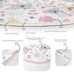 - RealHomes Dijital Baskılı Kaymaz Tabanlı Comfort Çocuk Odası Yuvarlak Halı - Realhomes Sevimli Gri Koala Desenli Çocuk & Genç Odası Makinede Yıkanabilir Kaymaz Tabanlı Yuvarlak Çocuk Halısı Realhomes