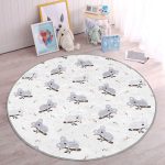 - RealHomes Dijital Baskılı Kaymaz Tabanlı Comfort Çocuk Odası Yuvarlak Halı - Realhomes  Sevimli Koala Desenli Çocuk & Genç Odası Makinede Yıkanabilir Kaymaz Tabanlı Yuvarlak Çocuk Halısı Realhomes