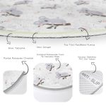 - RealHomes Dijital Baskılı Kaymaz Tabanlı Comfort Çocuk Odası Yuvarlak Halı - Realhomes  Sevimli Koala Desenli Çocuk & Genç Odası Makinede Yıkanabilir Kaymaz Tabanlı Yuvarlak Çocuk Halısı Realhomes