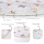 - RealHomes Dijital Baskılı Kaymaz Tabanlı Comfort Çocuk Odası Yuvarlak Halı - Realhomes  Sevimli Hayvanlar Desenli Çocuk & Genç Odası Makinede Yıkanabilir Kaymaz Tabanlı Yuvarlak Çocuk Halısı Realhomes