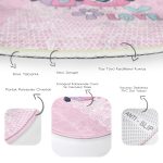 - RealHomes Dijital Baskılı Kaymaz Tabanlı Comfort Çocuk Odası Yuvarlak Halı - Realhomes  Baykuş Resimli Çocuk & Genç Odası Makinede Yıkanabilir Kaymaz Tabanlı Yuvarlak Çocuk Halısı Realhomes