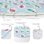 - RealHomes Dijital Baskılı Kaymaz Tabanlı Comfort Çocuk Odası Yuvarlak Halı - Realhomes  Rengarenk Uğur Böcekleri Desenli Çocuk & Genç Odası Makinede Yıkanabilir Kaymaz Tabanlı Yuvarlak Çocuk Halısı Realhomes