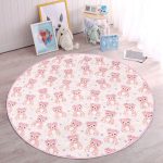 - RealHomes Dijital Baskılı Kaymaz Tabanlı Comfort Çocuk Odası Yuvarlak Halı - Realhomes  Sevimli Minik Ayıcık Motifli Çocuk & Genç Odası Makinede Yıkanabilir Kaymaz Tabanlı Yuvarlak Çocuk Halısı Realhomes