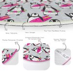 - RealHomes Dijital Baskılı Kaymaz Tabanlı Comfort Çocuk Odası Yuvarlak Halı - Realhomes  Penguen Desenli Çocuk & Genç Odası Makinede Yıkanabilir Kaymaz Tabanlı Yuvarlak Çocuk Halısı Realhomes