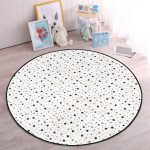 - RealHomes Dijital Baskılı Kaymaz Tabanlı Comfort Çocuk Odası Yuvarlak Halı - Realhomes  Altın Sarısı Siyah Yıldız Desenli Çocuk & Genç Odası Makinede Yıkanabilir Kaymaz Tabanlı Yuvarlak Çocuk Halısı Realhomes
