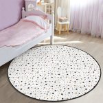 - RealHomes Dijital Baskılı Kaymaz Tabanlı Comfort Çocuk Odası Yuvarlak Halı - Realhomes  Altın Sarısı Siyah Yıldız Desenli Çocuk & Genç Odası Makinede Yıkanabilir Kaymaz Tabanlı Yuvarlak Çocuk Halısı Realhomes