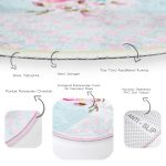 Baykuş Resimli Çocuk & Genç Odası Makinede Yıkanabilir Kaymaz Tabanlı Yuvarlak Çocuk Halısı Realhomes