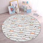 - RealHomes Dijital Baskılı Kaymaz Tabanlı Comfort Çocuk Odası Yuvarlak Halı - Realhomes  Atkılı Sevimli Hayvanlar Temalı Çocuk & Genç Odası Makinede Yıkanabilir Kaymaz Tabanlı Yuvarlak Çocuk Halısı Realhomes