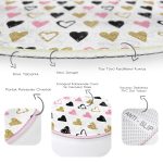 - RealHomes Dijital Baskılı Kaymaz Tabanlı Comfort Çocuk Odası Yuvarlak Halı - Realhomes Renkli Kalp Desenli Çocuk & Genç Odası Makinede Yıkanabilir Kaymaz Tabanlı Yuvarlak Çocuk Halısı Realhomes