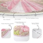 - RealHomes Dijital Baskılı Kaymaz Tabanlı Comfort Çocuk Odası Yuvarlak Halı - Realhomes  Prenses Girl Desenli Çocuk & Genç Odası Makinede Yıkanabilir Kaymaz Tabanlı Yuvarlak Çocuk Halısı Realhomes