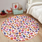 - RealHomes Dijital Baskılı Kaymaz Tabanlı Comfort Çocuk Odası Yuvarlak Halı - Realhomes  Özel Tasarım 3D Harfler Çocuk & Genç Odası Makinede Yıkanabilir Kaymaz Tabanlı Yuvarlak Çocuk Halısı Realhomes