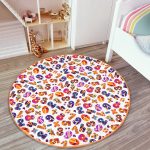 - RealHomes Dijital Baskılı Kaymaz Tabanlı Comfort Çocuk Odası Yuvarlak Halı - Realhomes  Özel Tasarım 3D Harfler Çocuk & Genç Odası Makinede Yıkanabilir Kaymaz Tabanlı Yuvarlak Çocuk Halısı Realhomes