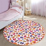 - RealHomes Dijital Baskılı Kaymaz Tabanlı Comfort Çocuk Odası Yuvarlak Halı - Realhomes  Özel Tasarım 3D Harfler Çocuk & Genç Odası Makinede Yıkanabilir Kaymaz Tabanlı Yuvarlak Çocuk Halısı Realhomes