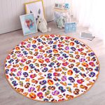 - RealHomes Dijital Baskılı Kaymaz Tabanlı Comfort Çocuk Odası Yuvarlak Halı - Realhomes  Özel Tasarım 3D Harfler Çocuk & Genç Odası Makinede Yıkanabilir Kaymaz Tabanlı Yuvarlak Çocuk Halısı Realhomes