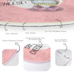 - RealHomes Dijital Baskılı Kaymaz Tabanlı Comfort Çocuk Odası Yuvarlak Halı - Realhomes  Sevimli Baykuş Çocuk & Genç Odası Makinede Yıkanabilir Kaymaz Tabanlı Yuvarlak Çocuk Halısı Realhomes