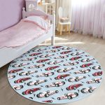 - RealHomes Dijital Baskılı Kaymaz Tabanlı Comfort Çocuk Odası Yuvarlak Halı - Realhomes  Mavi Zeminde Yarış Arabalı Çocuk & Genç Odası Makinede Yıkanabilir Kaymaz Tabanlı Yuvarlak Çocuk Halısı Realhomes